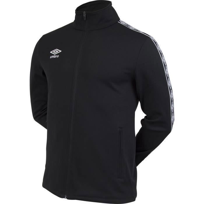 Veste Umbro Noire Taille 12/14 Ans – Idéale Pour L'échauffement – Légère Et Zippée