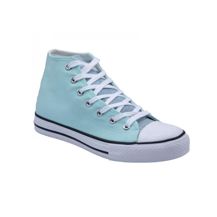 Basket bleu turquoise femme sales