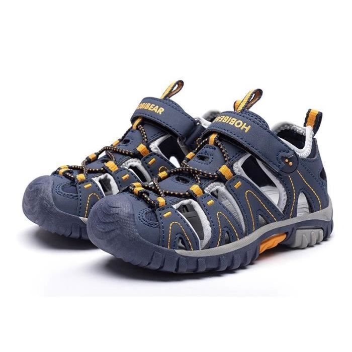 Sandales Enfant Garçon/fille | Bout Ouvert | Semelle Antidérapante | Confort Plage & Marche | Taille Variable