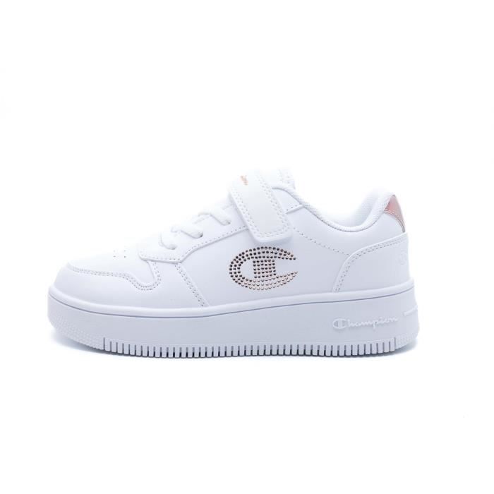 Sneakers - CHAMPION - Rebond Platform Glitter G Ps - Blanc - Scratch - Synthétique - Plat