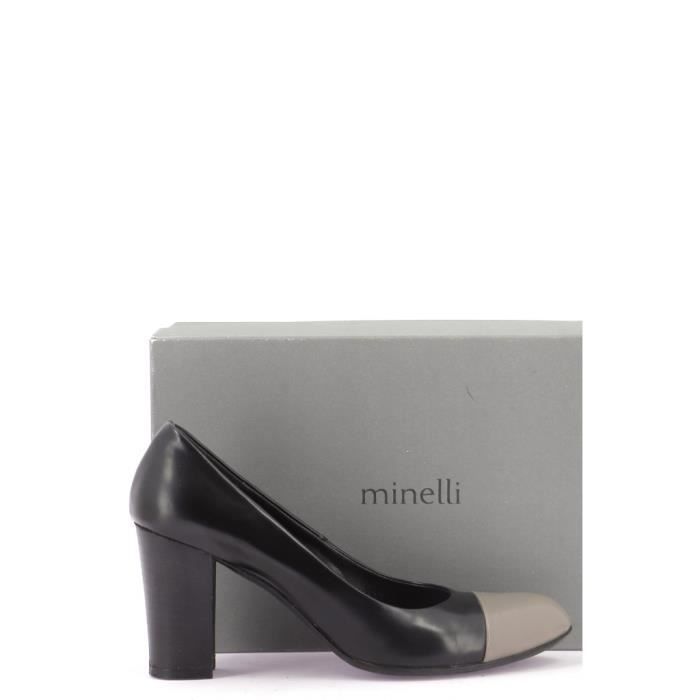 escarpin argente minelli