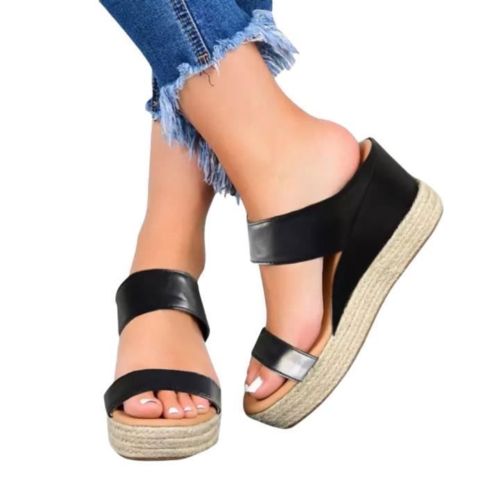 sandale plateforme femme