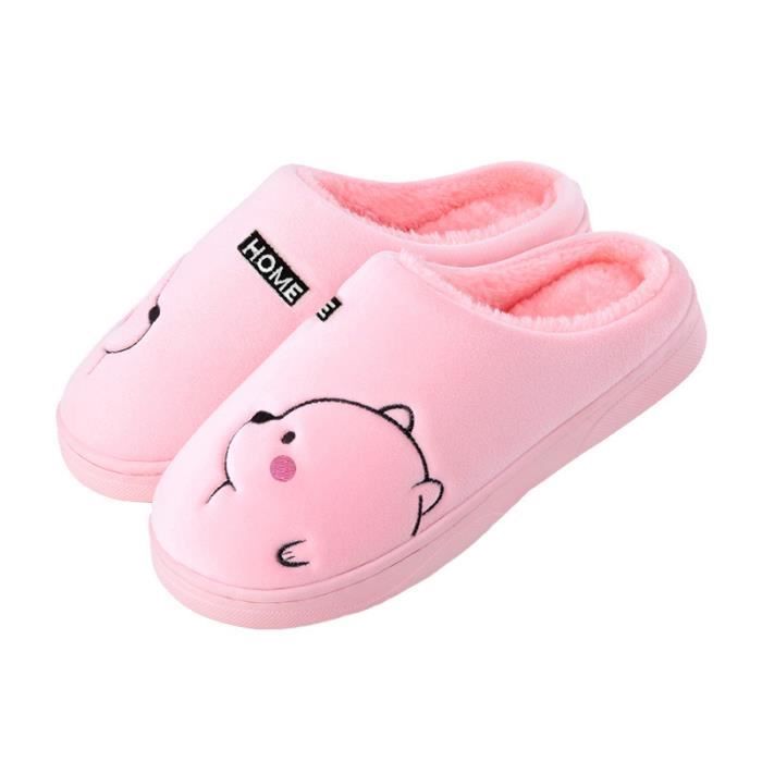 Pantoufles Femme Ultra Douces En Fausse Fourrure - Mules Confort Maison