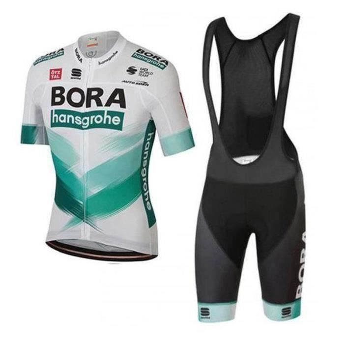 Maillot + Cuissard De Cyclisme Enfant LSERVER - Ensemble Manches Courtes - Taille 100 à 149cm
