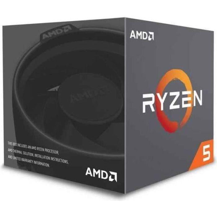 Top achat Processeur PC Processeur AMD Ryzen 5 2600 3.4GHz 16Mo L3 YD2600BBAFBOX pas cher