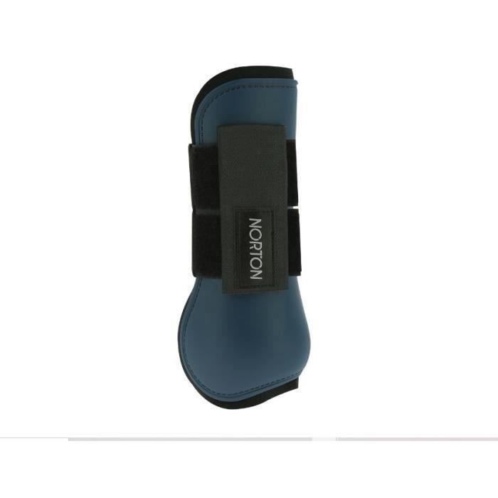 Meilleurs prix pour Guêtres NORTON - Taille : cheval, Couleur : marine, néoprène noir