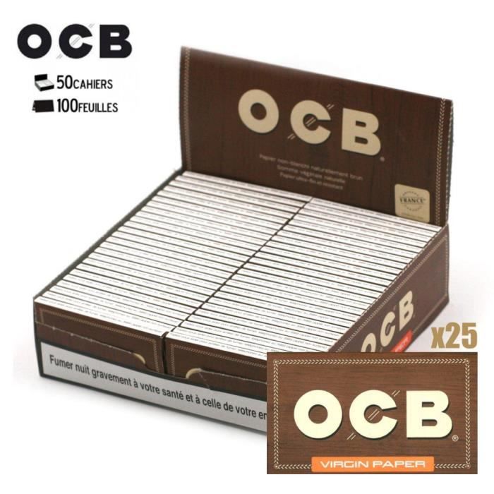 OCB Boîte de 50 de feuilles OCB Virgin Regular 21432