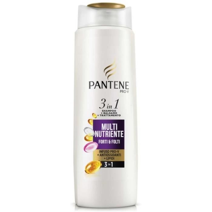 Pantene shampoo 3 in 1 multi nutriente 250ml Cdiscount Au quotidien