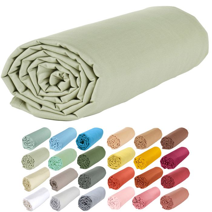 Drap housse 60x120 cm bébé enfant 100% coton Bio - vert de gris - Pour lit  à barreaux ou parapluie - Bonnets aux 4 Coins de 15 cm - Cdiscount  Puériculture & Eveil bébé