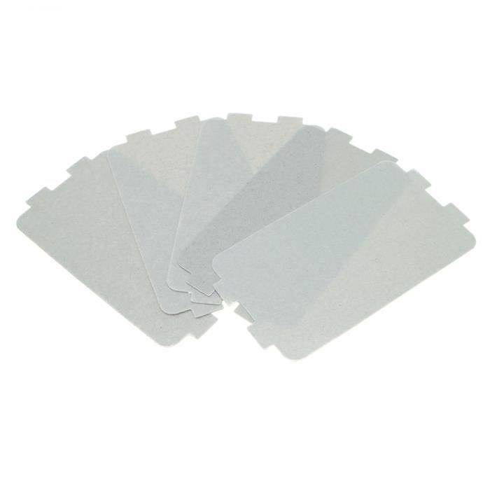 Lot 9 Feuilles Mica Pour Micro-ondes - 125x200mm - Protection Universelle - Haute Température
