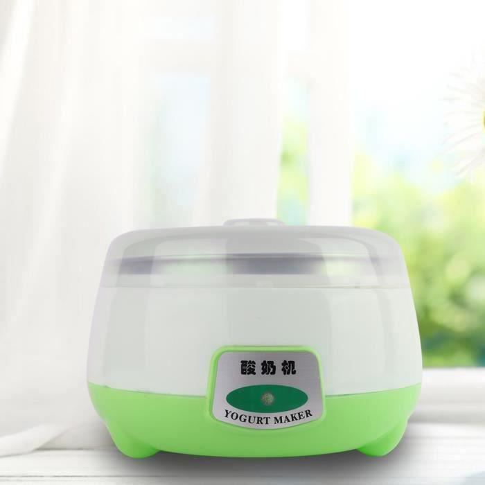 Machine à Yaourt Maison 1200 Ml Automatique – 5 Pots En Verre, Écran LED, Minuterie, Chauffage PTC Intelligent