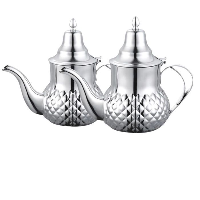 Théière traditionnelle thaïlandaise en aluminium ciselée