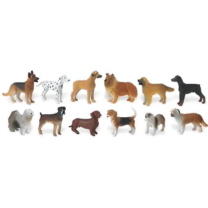 Jouet - SAFARI - Tubo les chiens - Figurines réalistes - Extérieur
