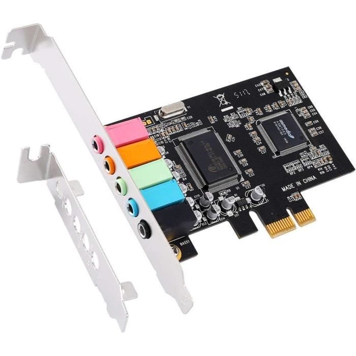 Optimal Shop Carte Son PCIe Pour PC Windows - 5.1 Haiti
