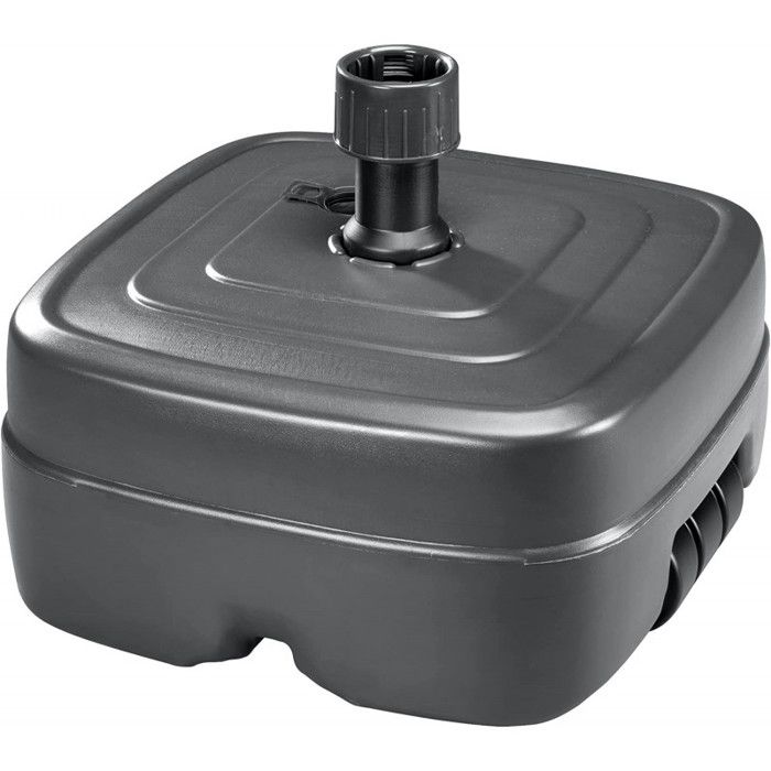 Pied de parasol - SCHNEIDER - 856-15 - 76 kg - Plastique anti-UV - Pour mât 33-50 mm