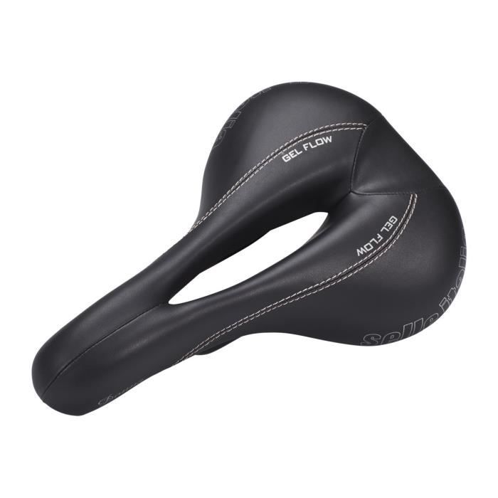 Selle VTT Femme - SELLE ITALIA - Selle Donna Gel Flow - Coussinet en gel - Sans suspension - Poids 340g