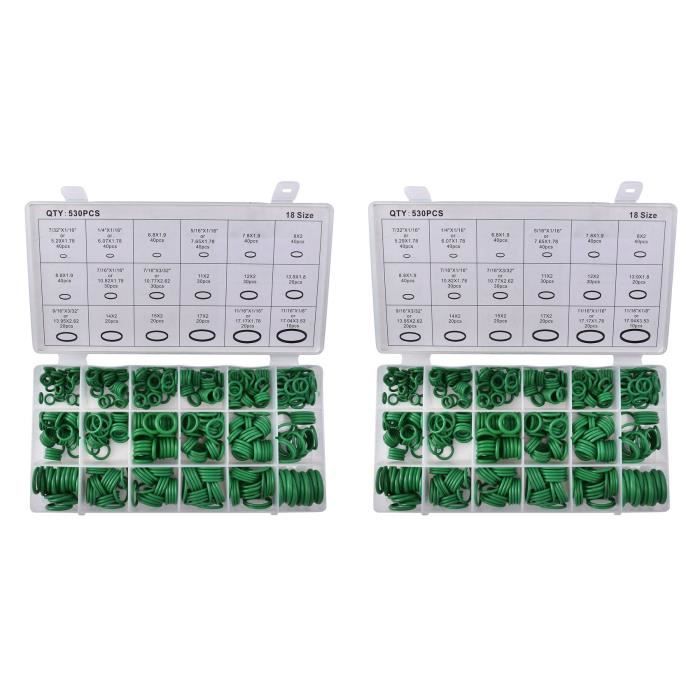 Lot De 270 Joints Toriques Pour Climatisation Auto R134a - 18 Tailles HNBR - Pour Réparation Et Entretien AC