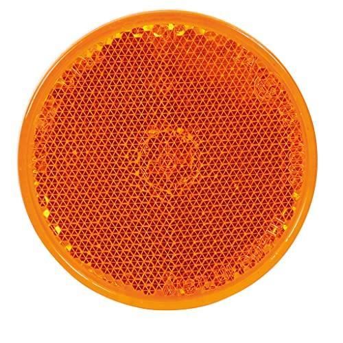 4 Réflecteurs Auto-Adhésifs Rouge Pour Moto/Scooter - 94x27.5mm Sécurité Nocturne