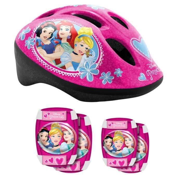 DISNEY PRINCESSES Casque + Coudières/Genouillères