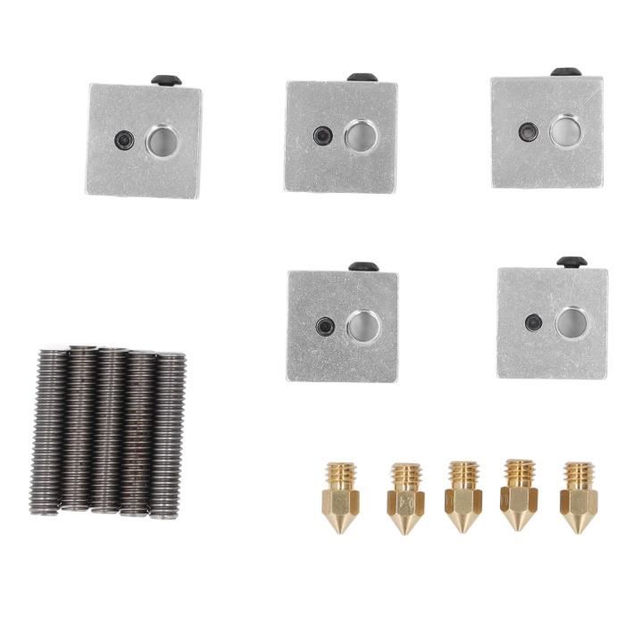 Creality K1 Series Kit de bloc chauffant en céramique avec kit de buse à changement rapide, résistance à la température élevée de 300 °C et tête d'impression à haut débit avec dissipateur