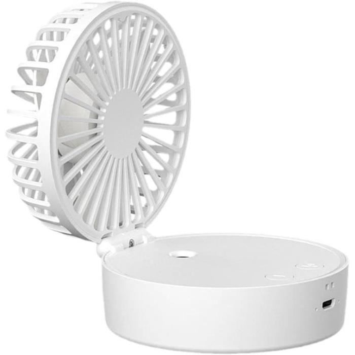 Fafeicy Ventilateur Brumisateur Portable 6L Rechargeable – 20000 MAh, 4 Vitesses, Lumière LED, Télécommande – Refroidissement Extérieur Noir
