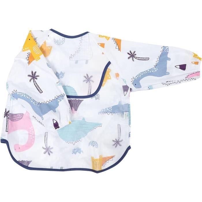 Bavoirs Bébé 100% Coton - Lot De 2 - Garçon Et Fille - Cadeau Naissance Mignon