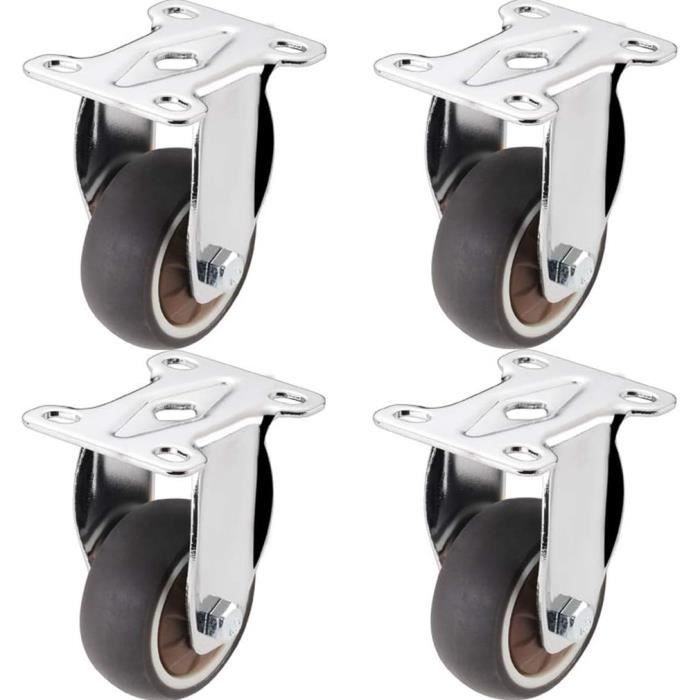 Roulettes Pivotantes Robustes Pour Chariot 4