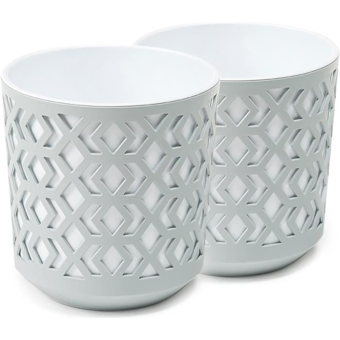 Pot De Fleurs - Pot De Fleurs Mat - Graffiti - Pot Décoratif Unique Pour Petites Plantes