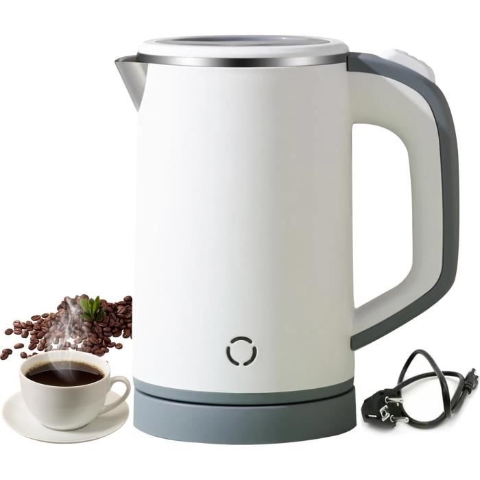 Mini Bouilloire De Voyage 450 Ml – Acier Inox 304, 3-en-1, Chauffage Rapide & Maintien Au Chaud, Idéale Pour Hôtel & Bureau