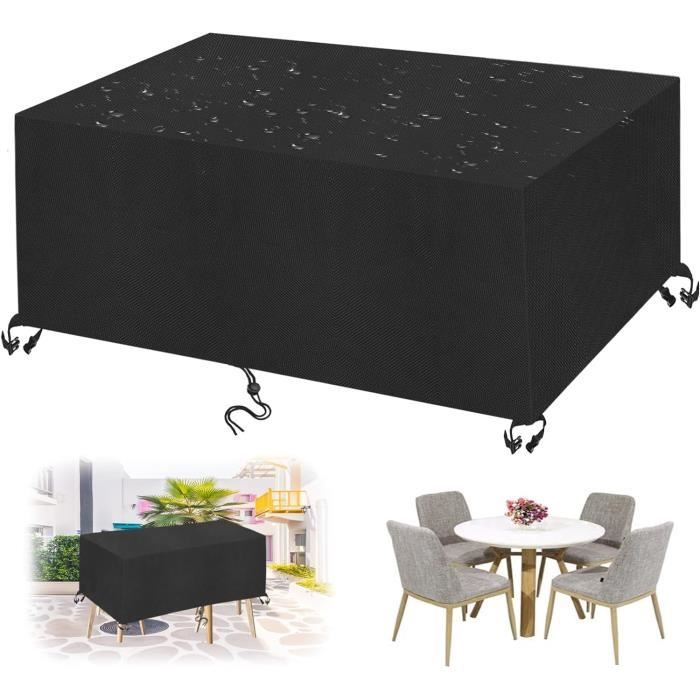 Housse Salon De Jardin Exterieur 200x140x75cm 420D Housse De