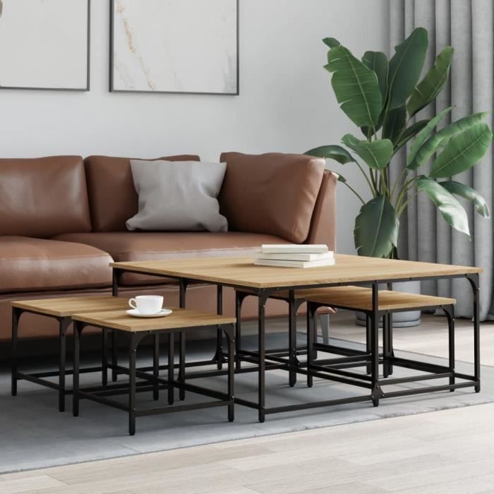 Table basse GIGOGNES béton ciré - Meubles Morinière - Magasin de