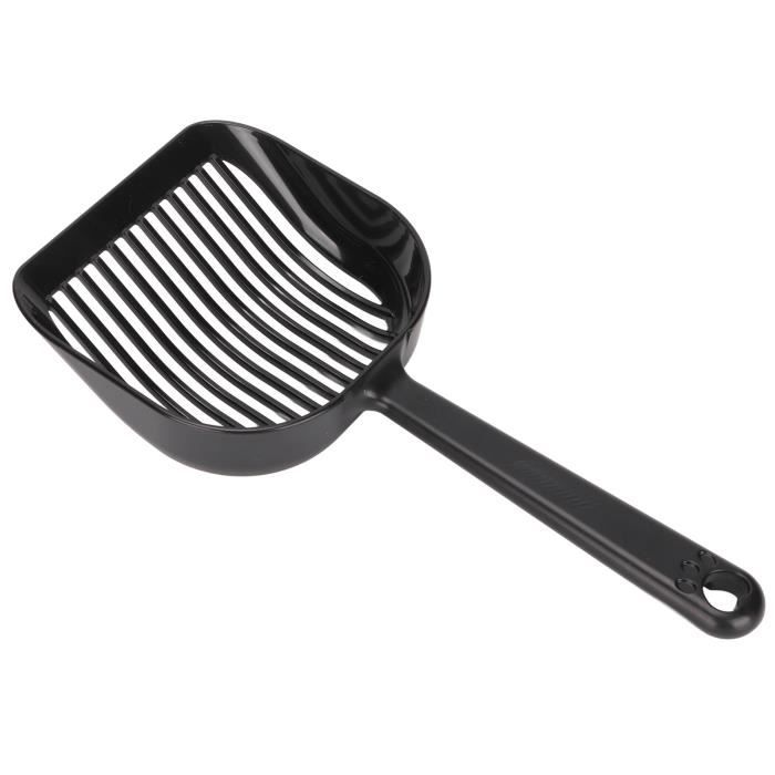 Comparer les prix de Pelle à litière pour chat - Vvikizy - ABS - Noir - Ergonomique - Conception de filtrage