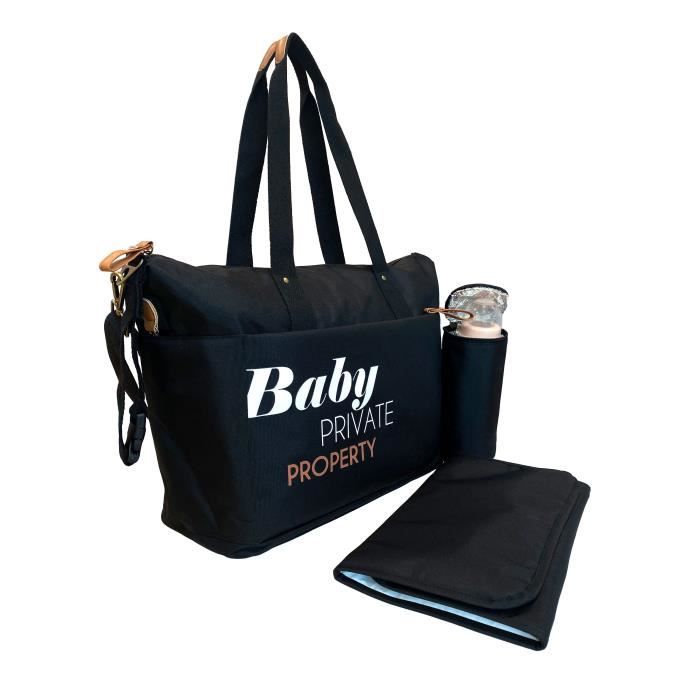 Baby on Board - Sac à Langer - Sac Bébé avec Matelas à Langer - Porte  Biberon Isotherme - Attache Poussette - Bandoulière - Simply Swirl - Grande