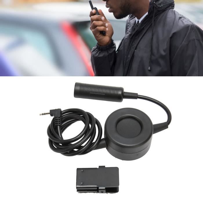 Adaptateur PTT Avec Écouteur Type K Pour Talkie-Walkie RETEVIS, Kenwood, Baofeng Et Autres - Tête De PTT Avec Câble