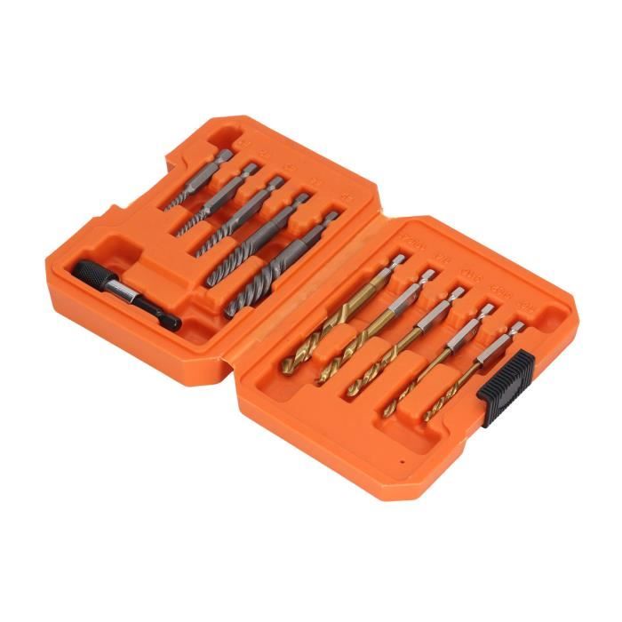 Extracteur De Vis Portable Ensemble De 5 Pcs Pour R Paration Acier Argent Longue Dur E De Vie