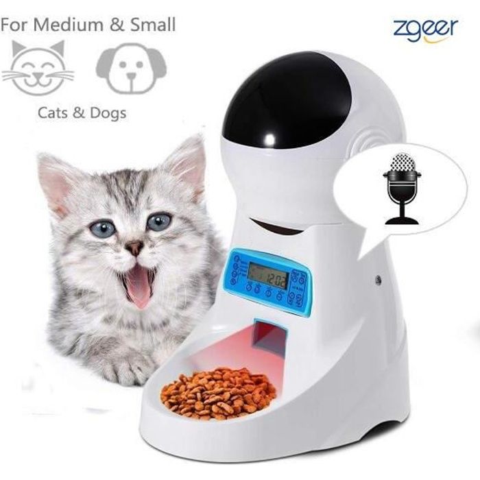 2 5l Distributeur Croquette Automatique De Nourriture Avec Rappel Vocal Programmateur Pour Chien Et Chat Cdiscount 2 5l Distributeur Croquette Automatique De Nourriture Avec Rappel Vocal Programmateur Pour Chien Et Chat Cdiscount