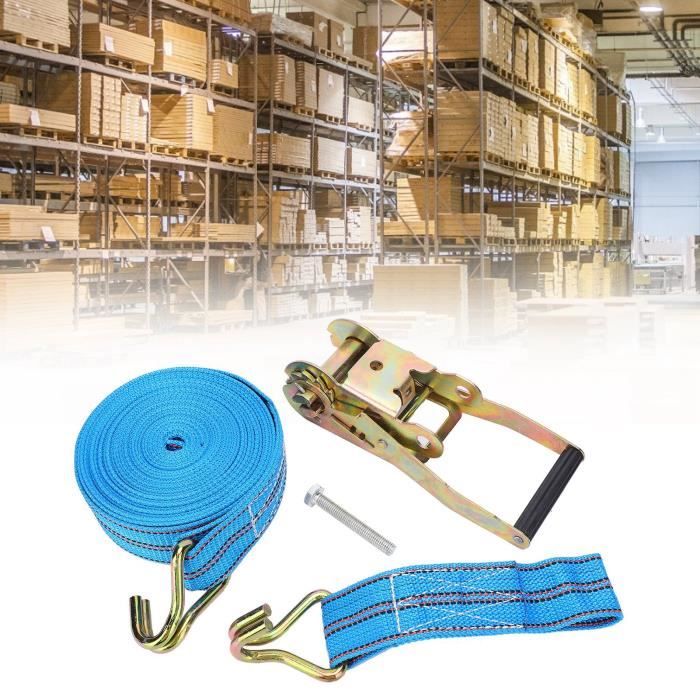 FORTEM Sangles d'Arrimage, Résistance 748 kg, 4 Sangles de Remorquage de 4,5 m, 4 Boucles FORTEM Sangles d'Arrimage, Résistance 748 kg, 4 Sangles de Remorquage de 4,5 m, 4 Boucles