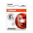 OSRAM Lot de 2 Lampes de signalisation halogène Original W16W-1