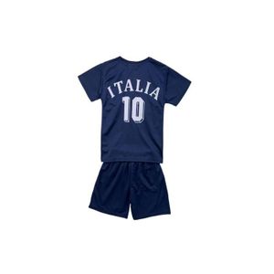 Maillot De Football Enfant - Style Italien, 100% Polyester, Impression Durable, Cadeau Idéal