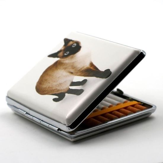 Etui A Cigarettes Chaton Siamois Cdiscount Au Quotidien