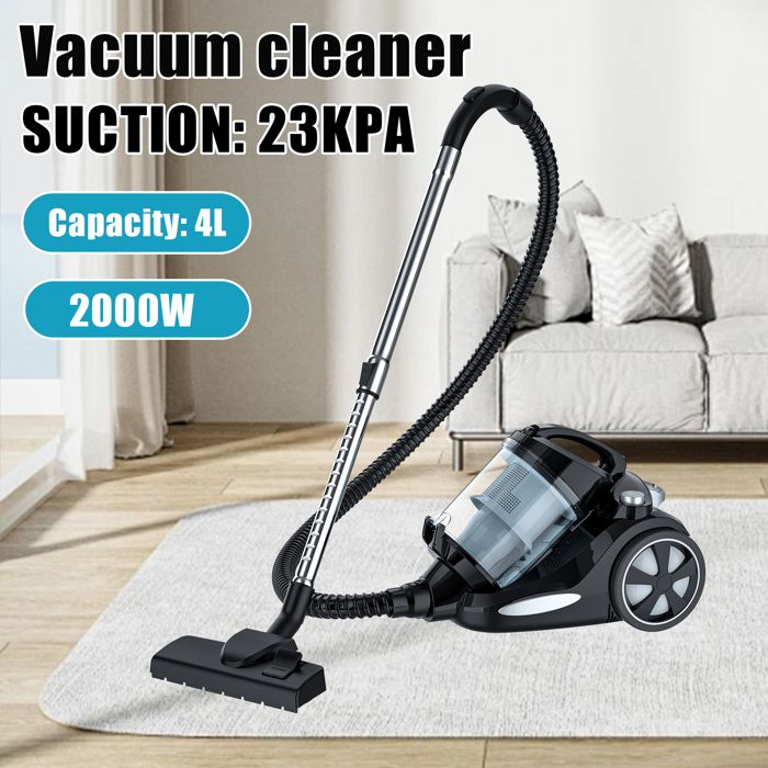 Aspirateur sans Sac, 2000W Aspirateur Traîneau Cyclonique 4L Léger et — free download