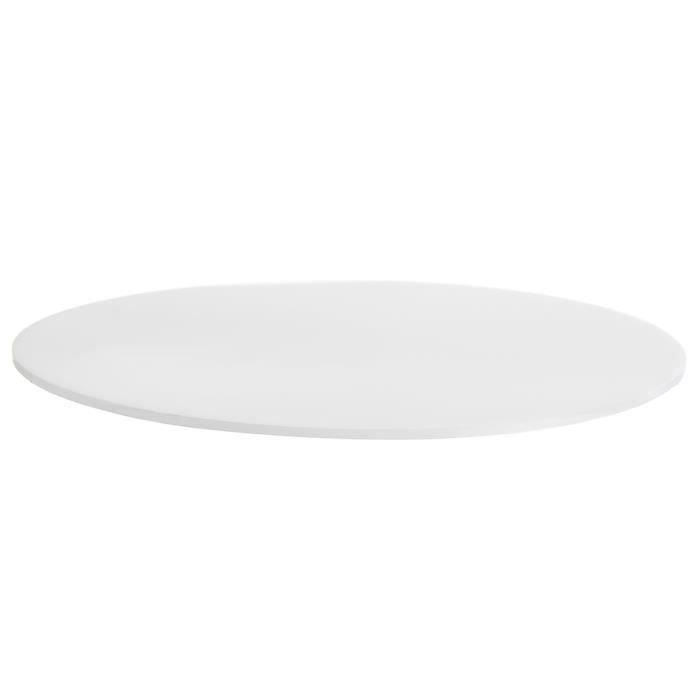 TEMPSA Plexiglas Disque Plaque Acrylique Rond Blanc Plastique Épaisseur  2.0mm Dia. 70mm Aa28968 - Cdiscount Bricolage