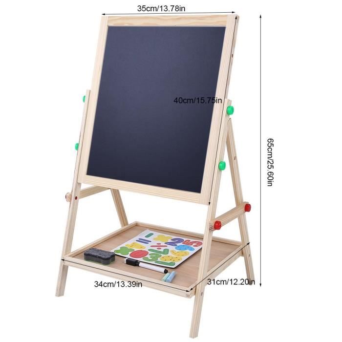 Tablette De Dessin Double Face Pour Enfant - Réutilisable, 16 Pages Magiques + 12 Crayons D'Aquarelle + Carnet De Modèles à Copier