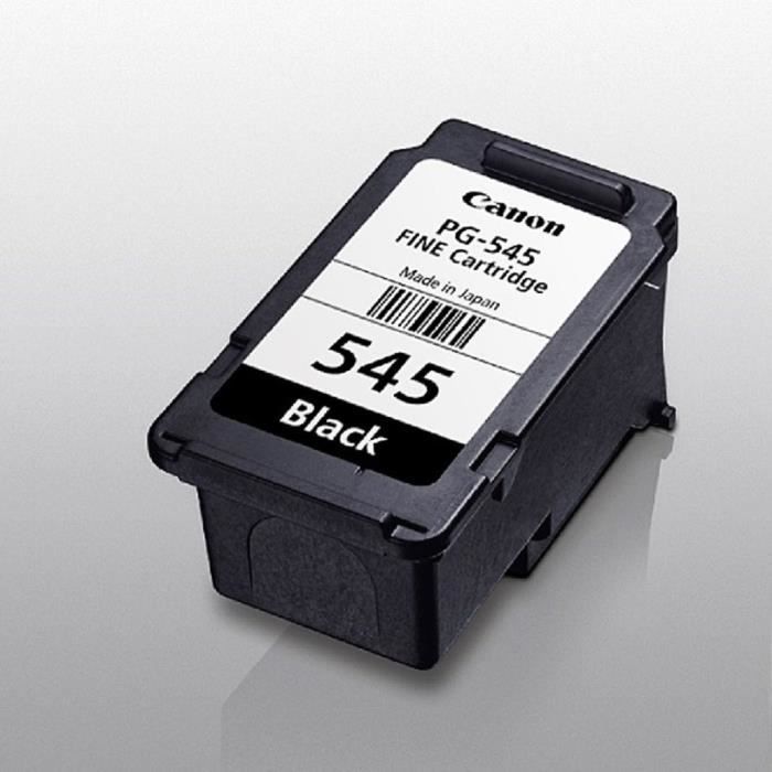 CANON PG-545 Noir Cartouche d'encre (8287B001) pour PiXMA iP2850, MG2550,  TS3450 avec Quadrimedia