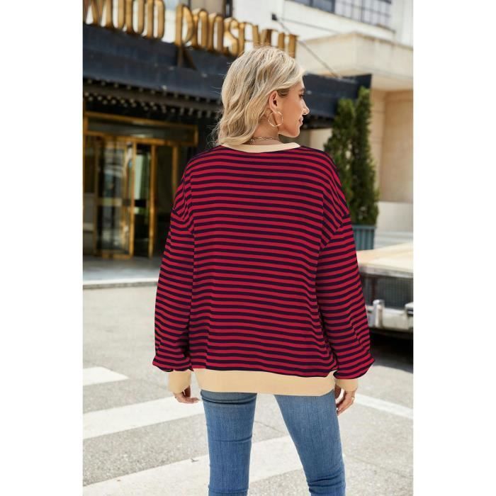 Pull à rayures ton sur ton - femme | FR