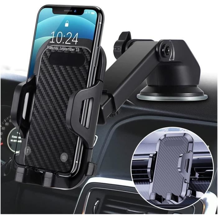 Support Universel Téléphone Voiture - Fixation Sur Ventilateur, Réglable