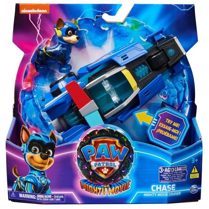 Pat patrouille le film vehicule transformable chase - Cdiscount