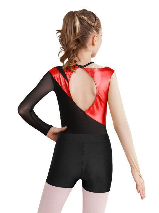 DPois Enfant Justaucorps Gymnastique Fille Sans Manches Tenue Danse