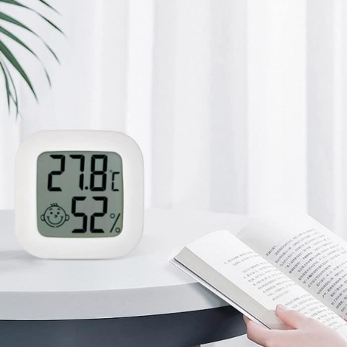 Thermomètre de chambre Thermomètre intérieur hygromètre LCD Afficher  température Humidité Gauge du compteur pour le bureau à d[318] - Cdiscount  Jardin