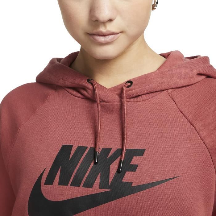Sweat a capuche online nike rouge femme
